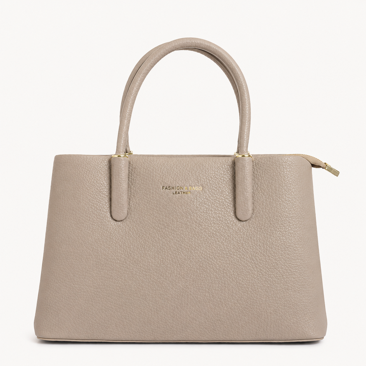Bolso tote ROMA beige estructurado con doble asa - CALÉA